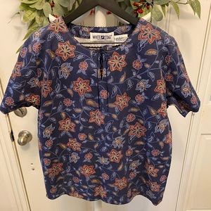 Vintage 90’s NWT Matching 3 Pc Set Floral Top with Matching  Shorts & Belt M